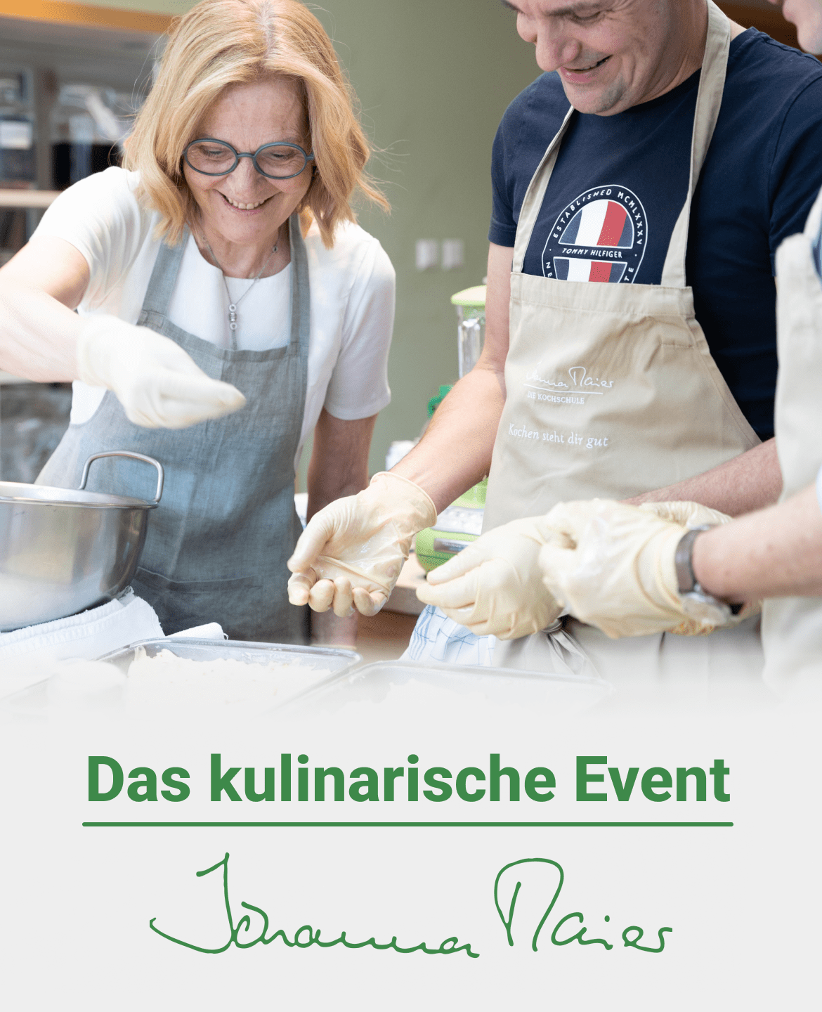 Johanna Maier Kochschule - kulinarisches Event - Mobile