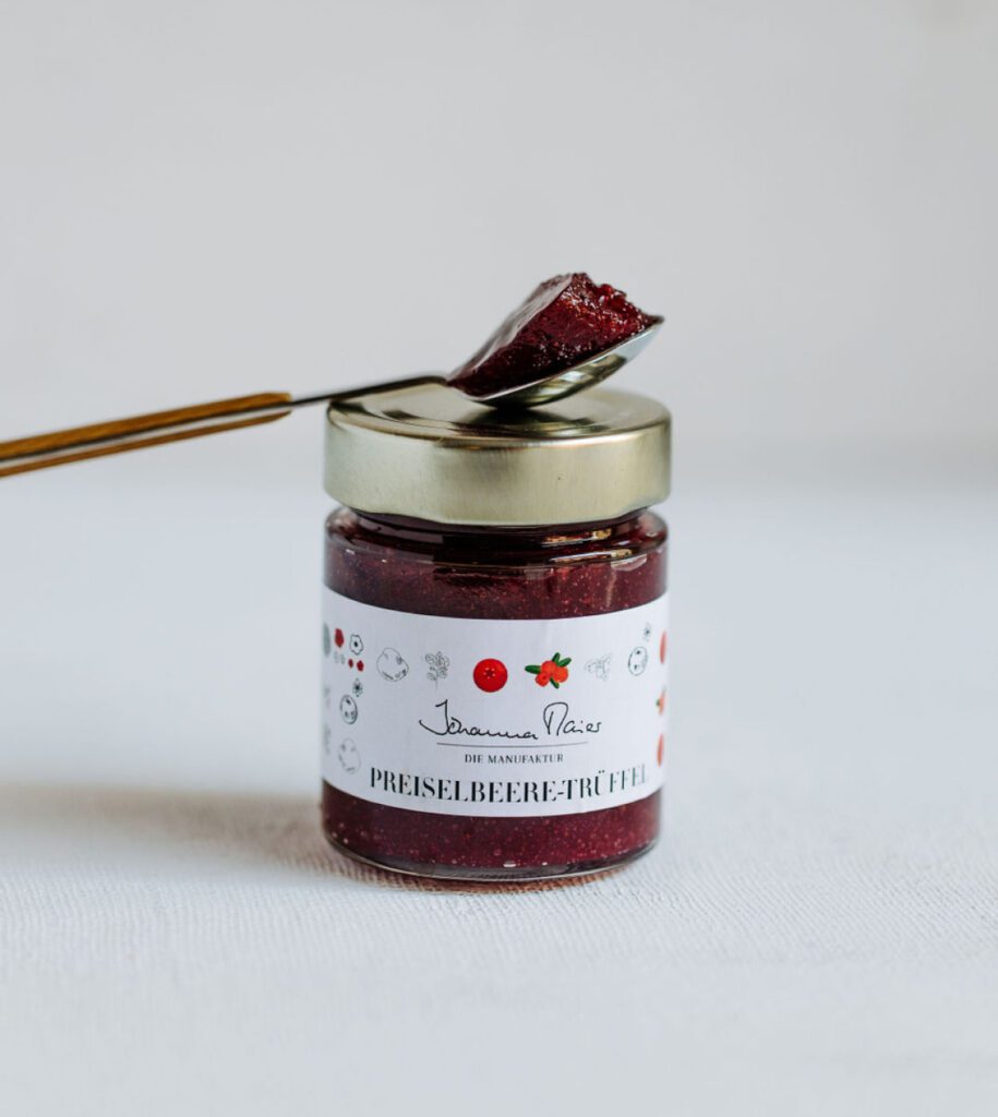 Preiselbeer-Trüffel Marmelade - Johanna Maier - Feinkostladen