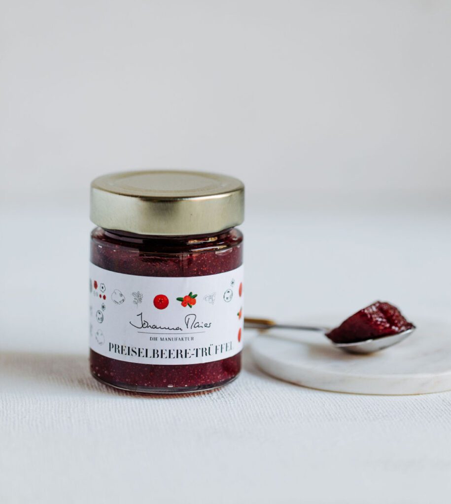 Preiselbeer-Trüffel Marmelade - Johanna Maier - Feinkostladen